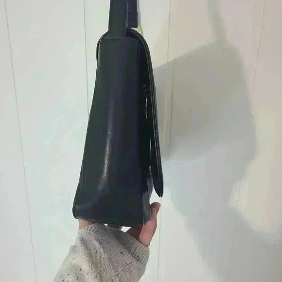 Charter Club Leather Black Purse with Gold Detail - Picture 13 of 15